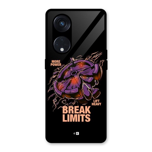 Break Limits Glass Back Case for Reno8 T 5G