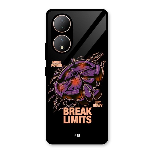 Break Limits Glass Back Case for Vivo T2