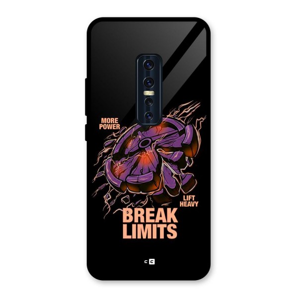 Break Limits Glass Back Case for Vivo V17 Pro