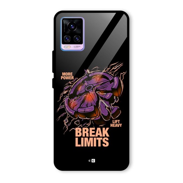 Break Limits Glass Back Case for Vivo V20 Pro