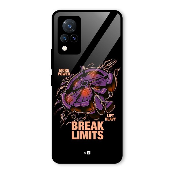 Break Limits Glass Back Case for Vivo V21 5G