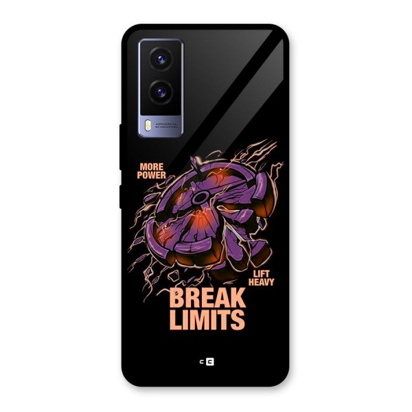 Break Limits Glass Back Case for Vivo V21e 5G