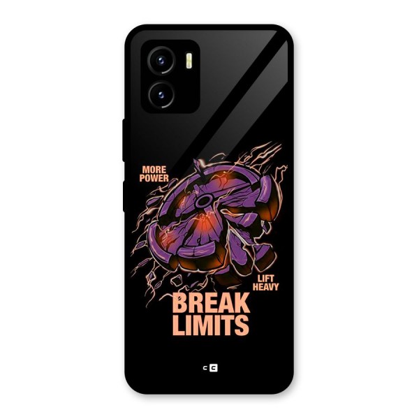 Break Limits Glass Back Case for Vivo Y15s