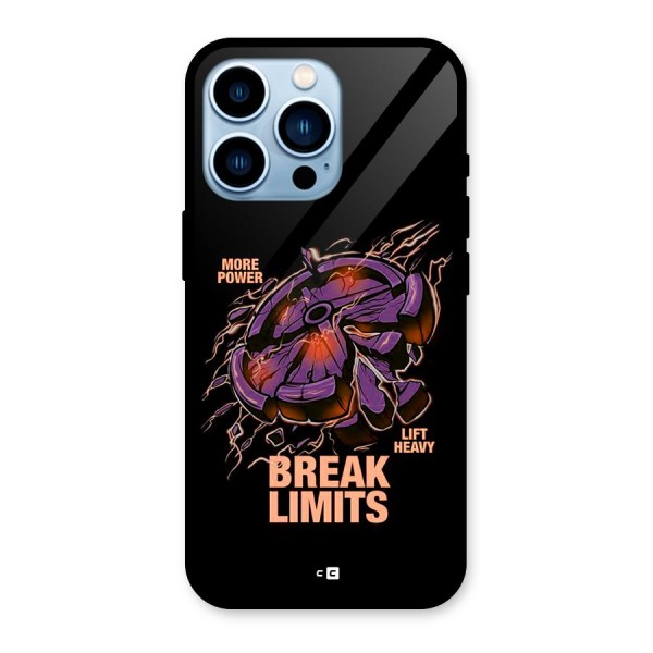 Break Limits Glass Back Case for iPhone 13 Pro