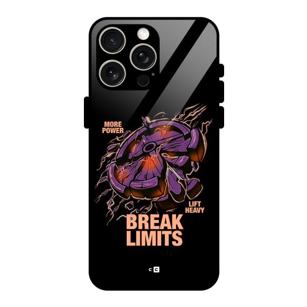 Break Limits Glass Back Case for iPhone 15 Pro Max