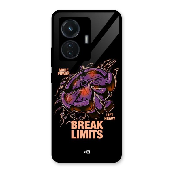 Break Limits Glass Back Case for iQOO Z6 44W