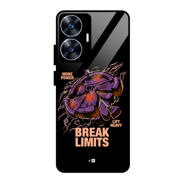 Break Limits Glass Back Case for realme C55