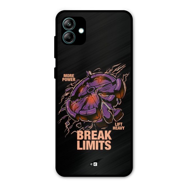 Break Limits Metal Back Case for Galaxy A04