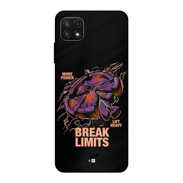 Break Limits Metal Back Case for Galaxy A22 5G