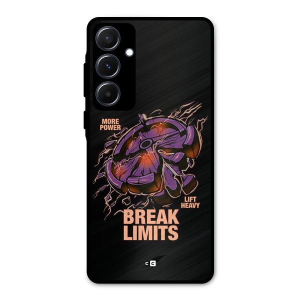 Break Limits Metal Back Case for Galaxy A55