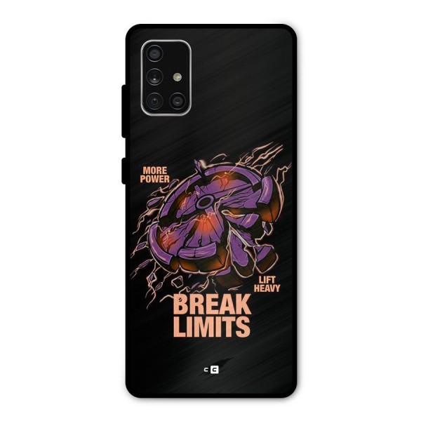 Break Limits Metal Back Case for Galaxy A71