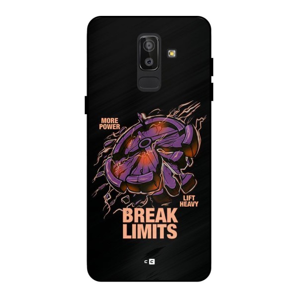 Break Limits Metal Back Case for Galaxy J8