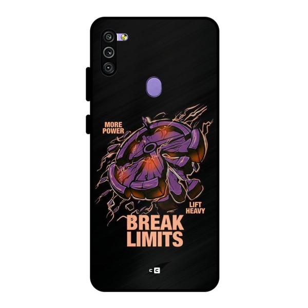 Break Limits Metal Back Case for Galaxy M11