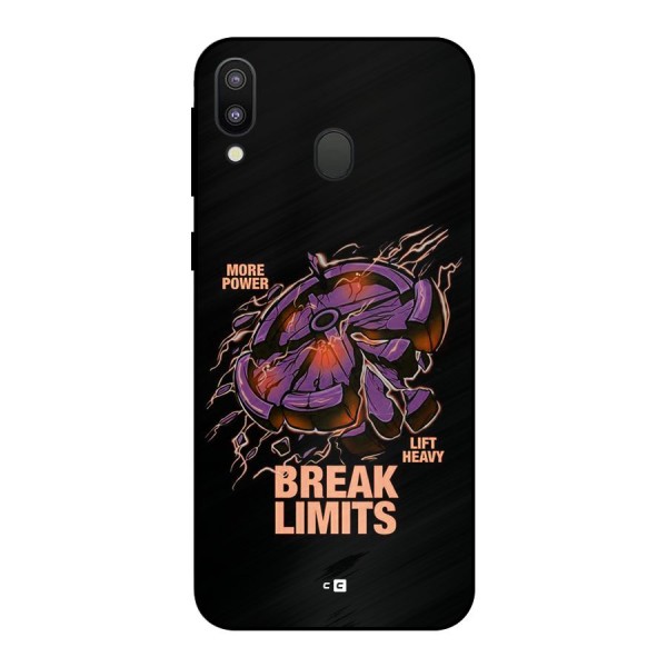 Break Limits Metal Back Case for Galaxy M20