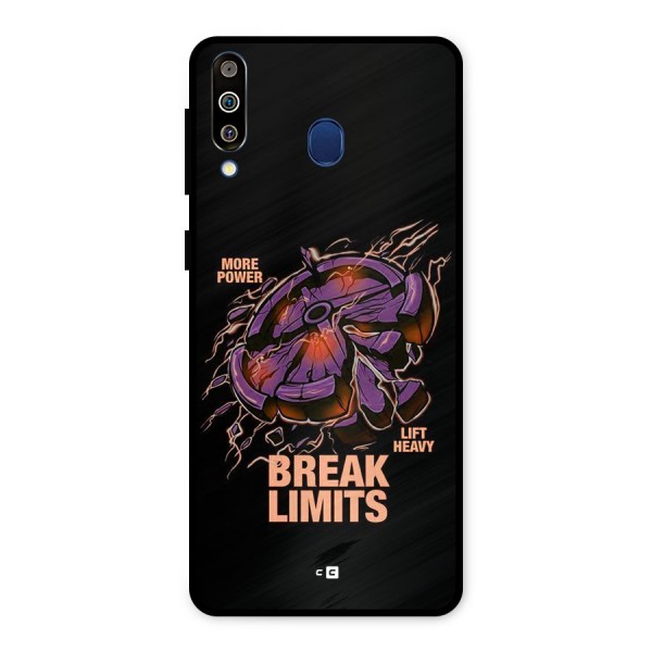 Break Limits Metal Back Case for Galaxy M30