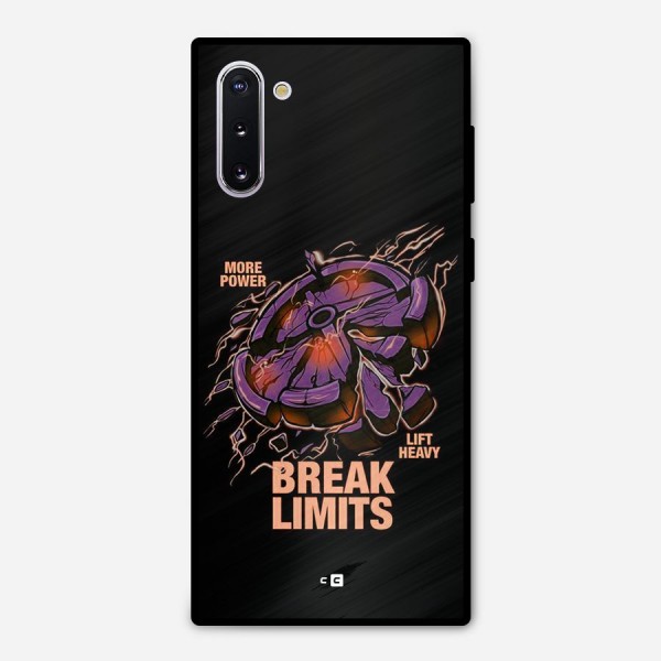 Break Limits Metal Back Case for Galaxy Note 10