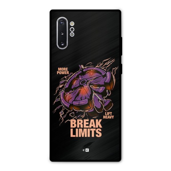 Break Limits Metal Back Case for Galaxy Note 10 Plus