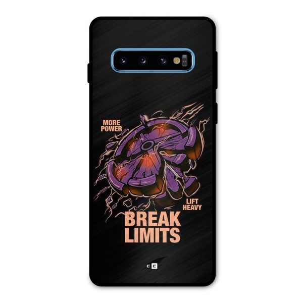 Break Limits Metal Back Case for Galaxy S10