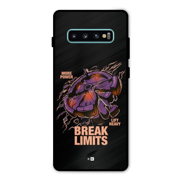 Break Limits Metal Back Case for Galaxy S10 Plus