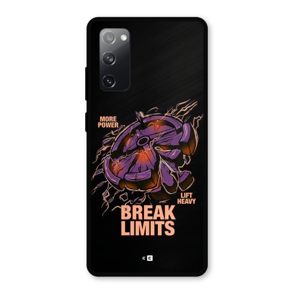 Break Limits Metal Back Case for Galaxy S20 FE