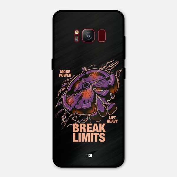 Break Limits Metal Back Case for Galaxy S8