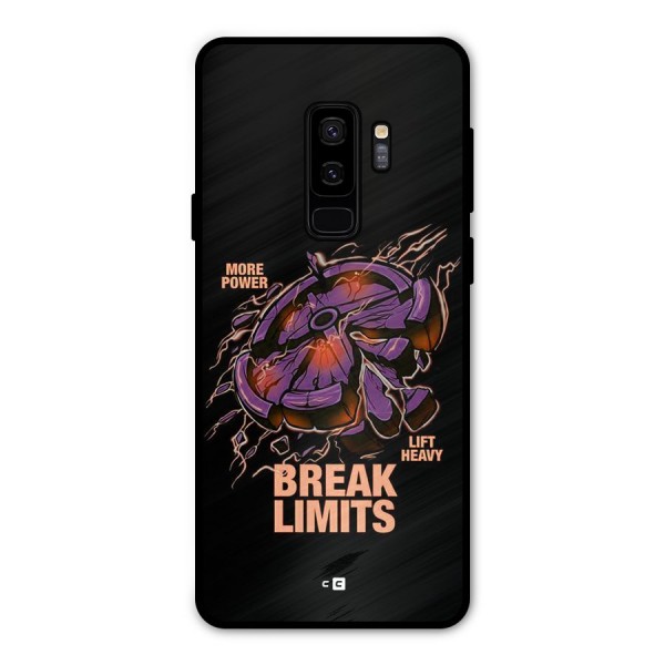 Break Limits Metal Back Case for Galaxy S9 Plus