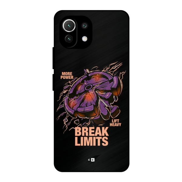 Break Limits Metal Back Case for Mi 11 Lite