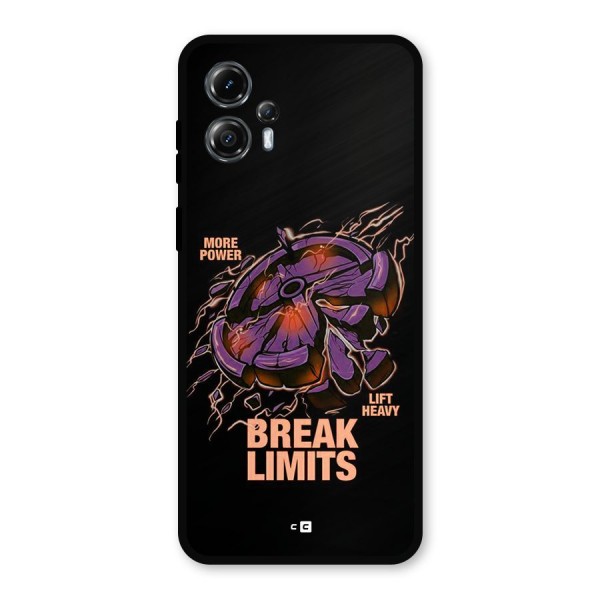 Break Limits Metal Back Case for Moto G13