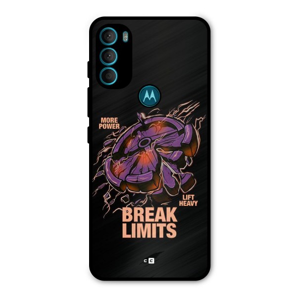 Break Limits Metal Back Case for Moto G71 5G