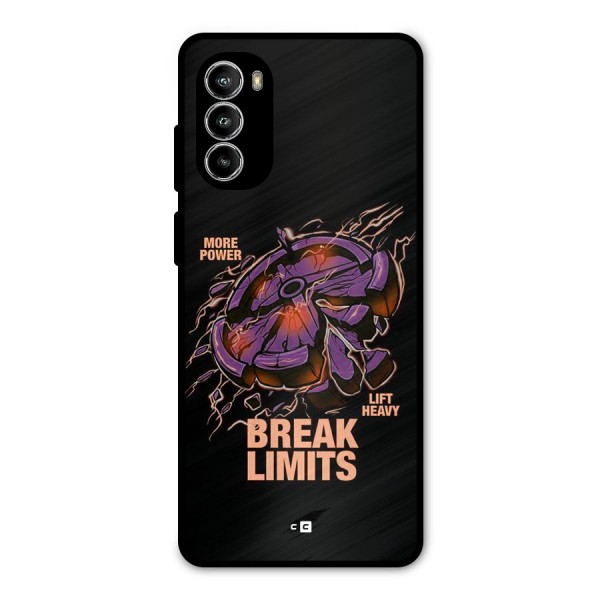 Break Limits Metal Back Case for Moto G82