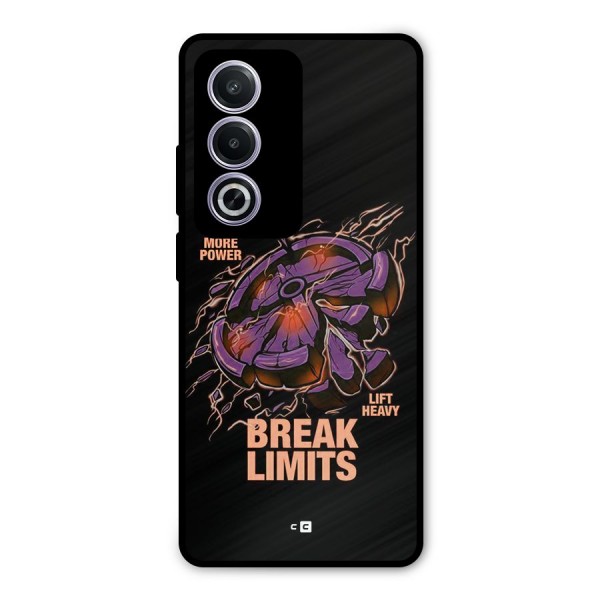 Break Limits Metal Back Case for Oppo A3 Pro