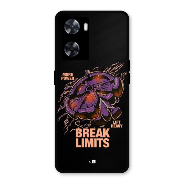 Break Limits Metal Back Case for Oppo A77