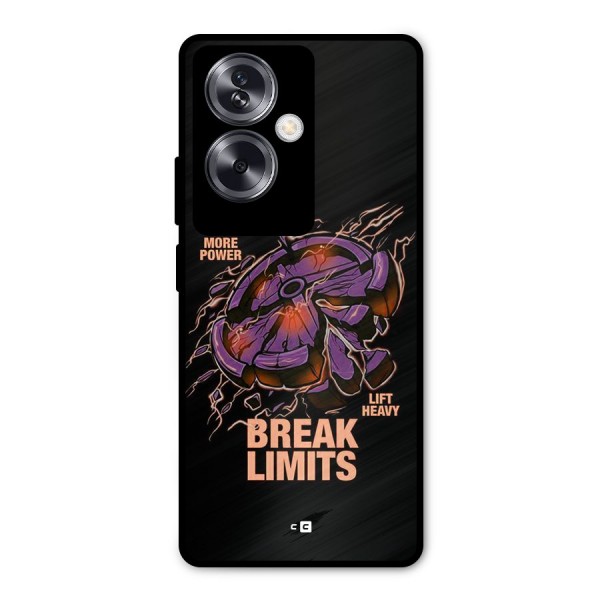 Break Limits Metal Back Case for Oppo A79 5G