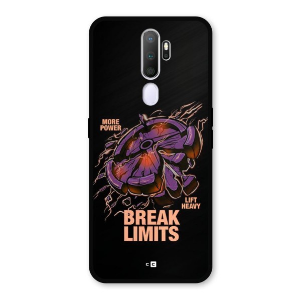 Break Limits Metal Back Case for Oppo A9 (2020)