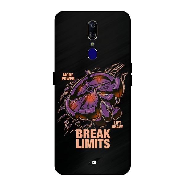 Break Limits Metal Back Case for Oppo F11