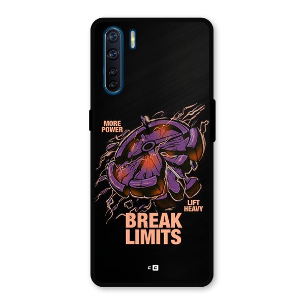 Break Limits Metal Back Case for Oppo F15