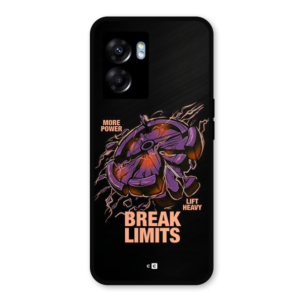 Break Limits Metal Back Case for Oppo K10 (5G)