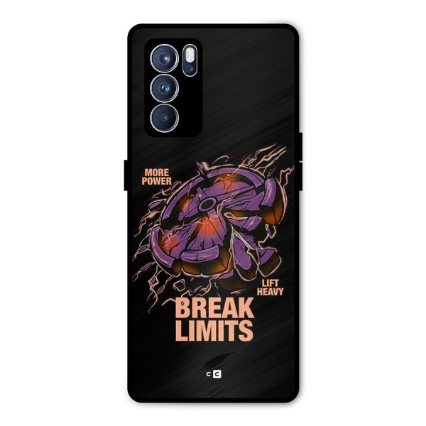 Break Limits Metal Back Case for Oppo Reno6 Pro 5G