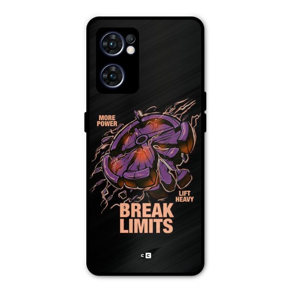 Break Limits Metal Back Case for Oppo Reno7 5G