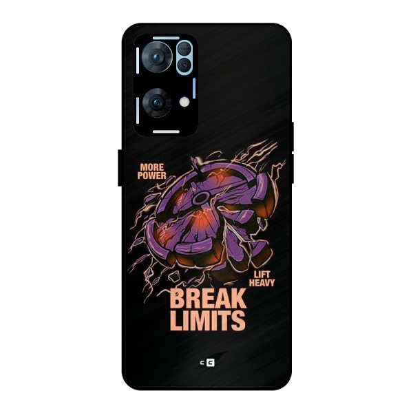 Break Limits Metal Back Case for Oppo Reno7 Pro 5G