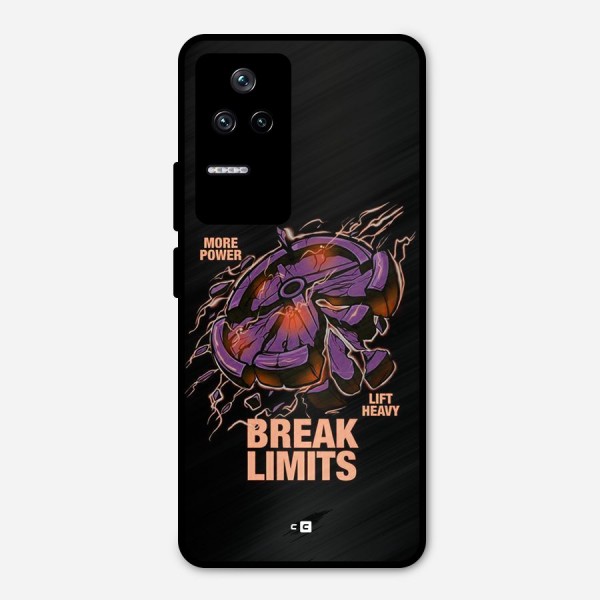 Break Limits Metal Back Case for Poco F4 5G