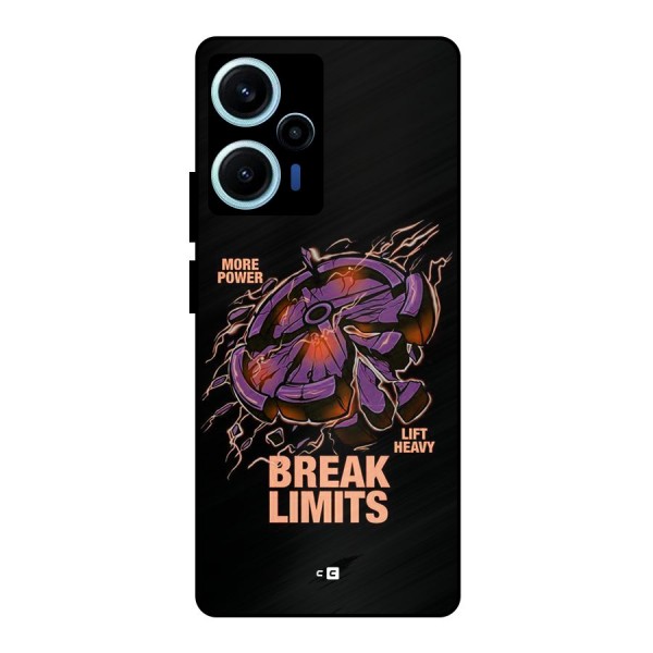 Break Limits Metal Back Case for Poco F5