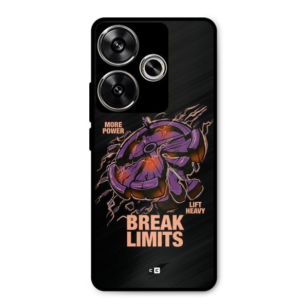 Break Limits Metal Back Case for Poco F6