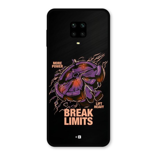 Break Limits Metal Back Case for Poco M2