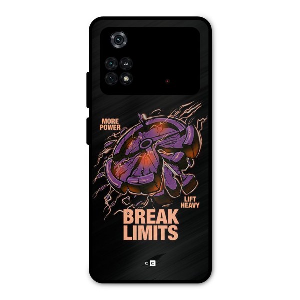 Break Limits Metal Back Case for Poco M4 Pro 4G