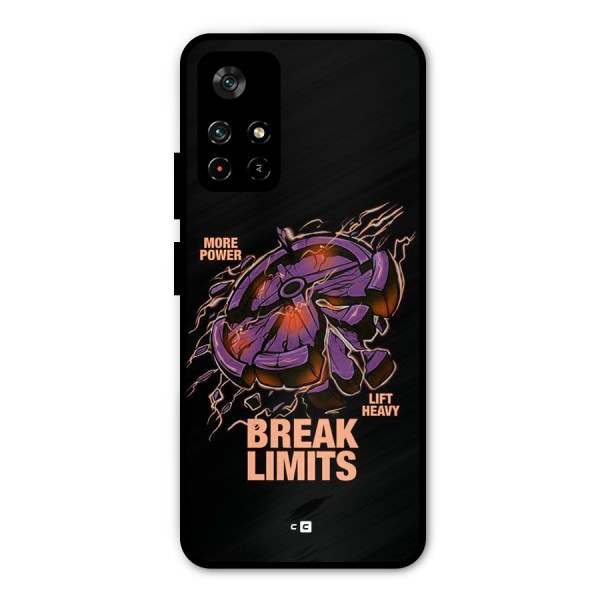 Break Limits Metal Back Case for Poco M4 Pro 5G