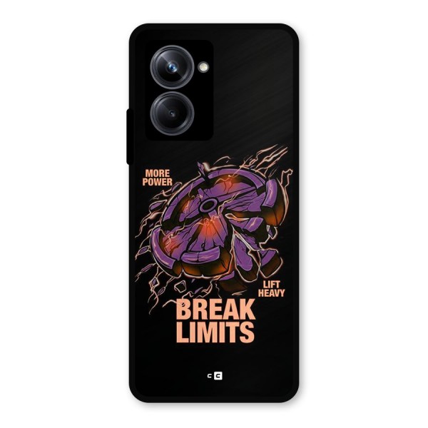 Break Limits Metal Back Case for Realme 10 Pro