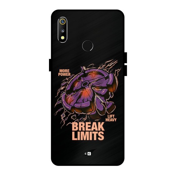 Break Limits Metal Back Case for Realme 3