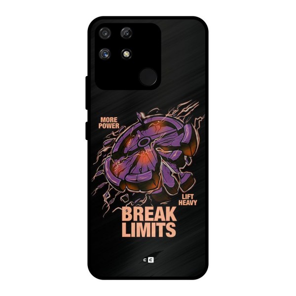 Break Limits Metal Back Case for Realme Narzo 50A