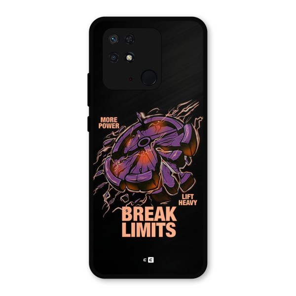 Break Limits Metal Back Case for Redmi 10